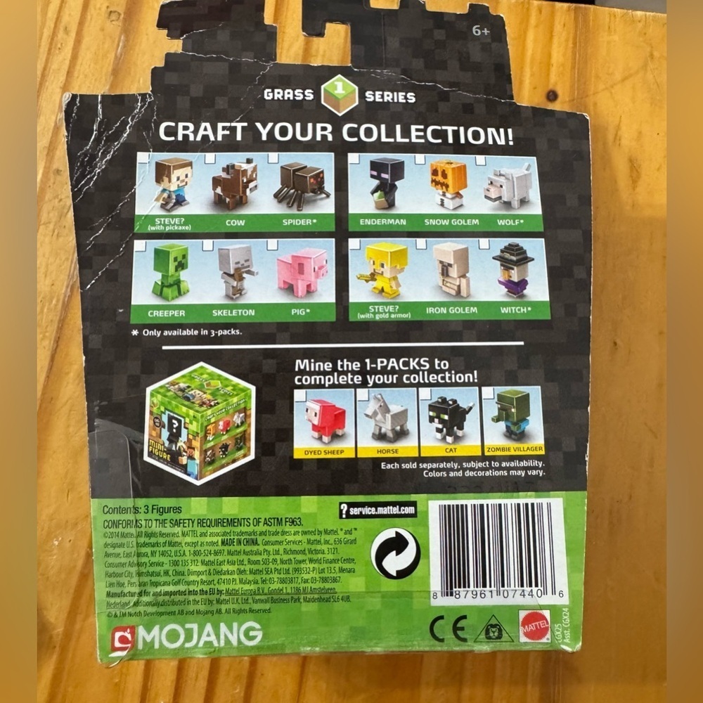 NWT Minecraft Mini-Figures Set - Picture 2 of 2